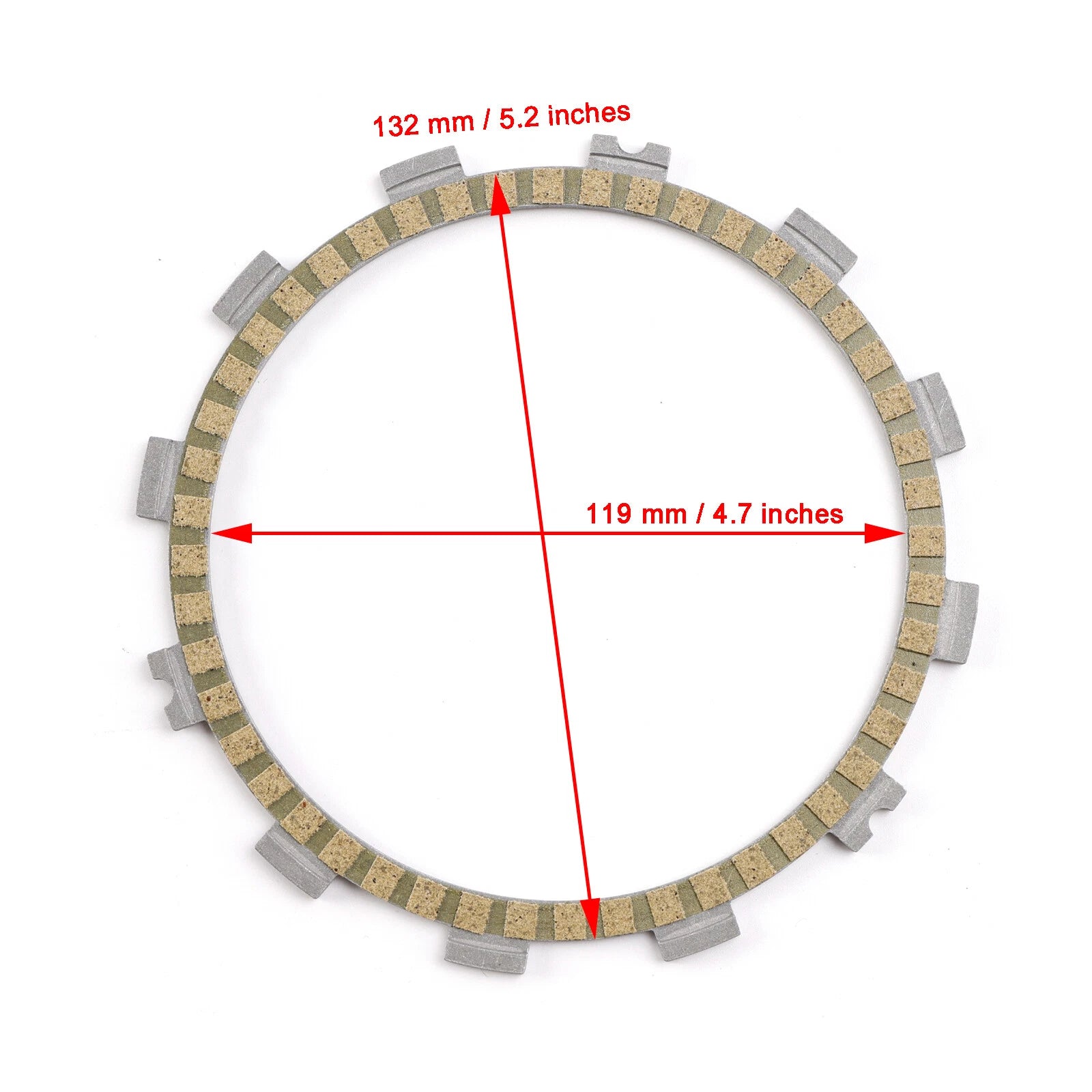 Clutch Friction Plate Kit for Suzuki GSXR600 GSXR750 (2006–2007) 21441-36F30