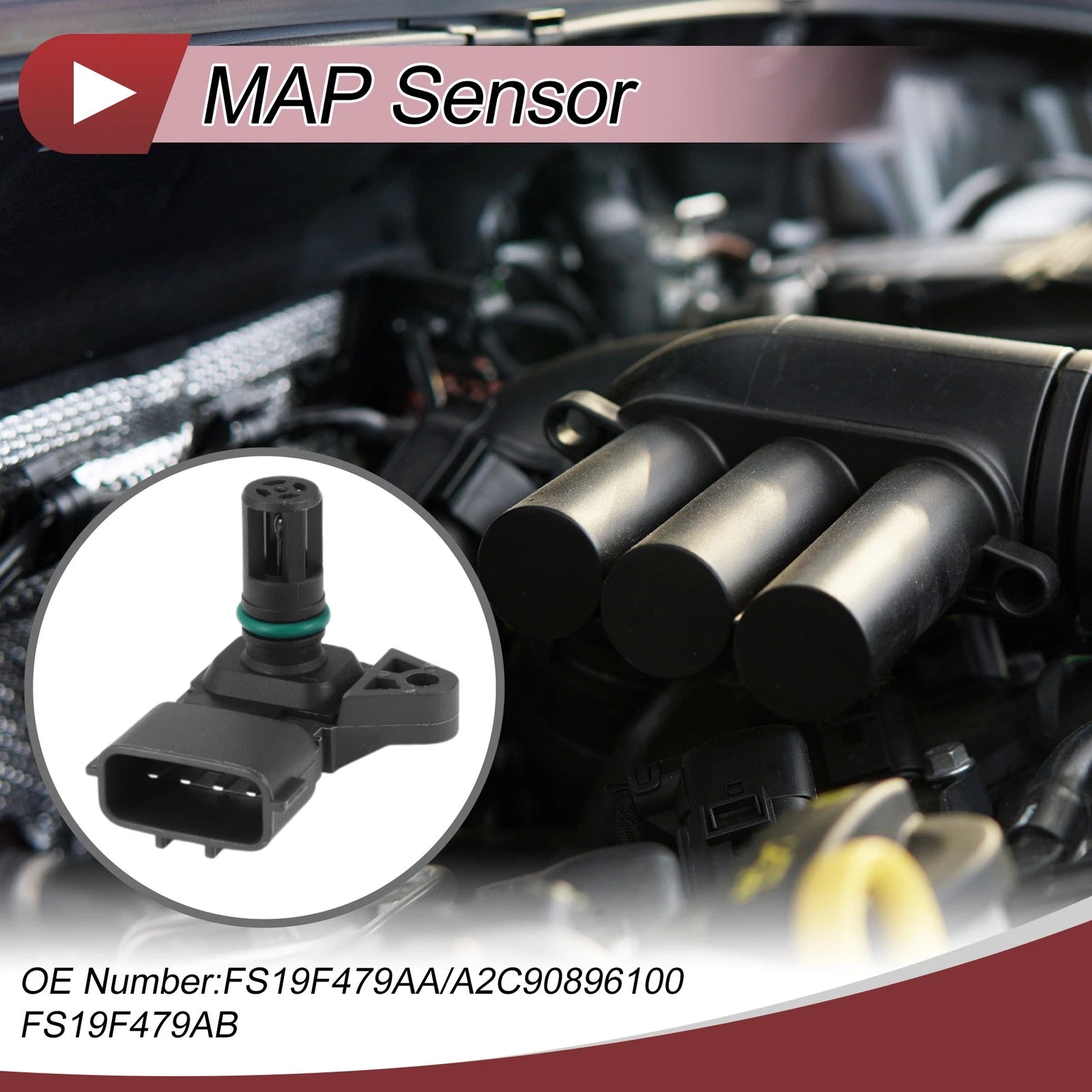 MAP Sensor No.FS19F479AA for Ford Tourneo (1994–2000)