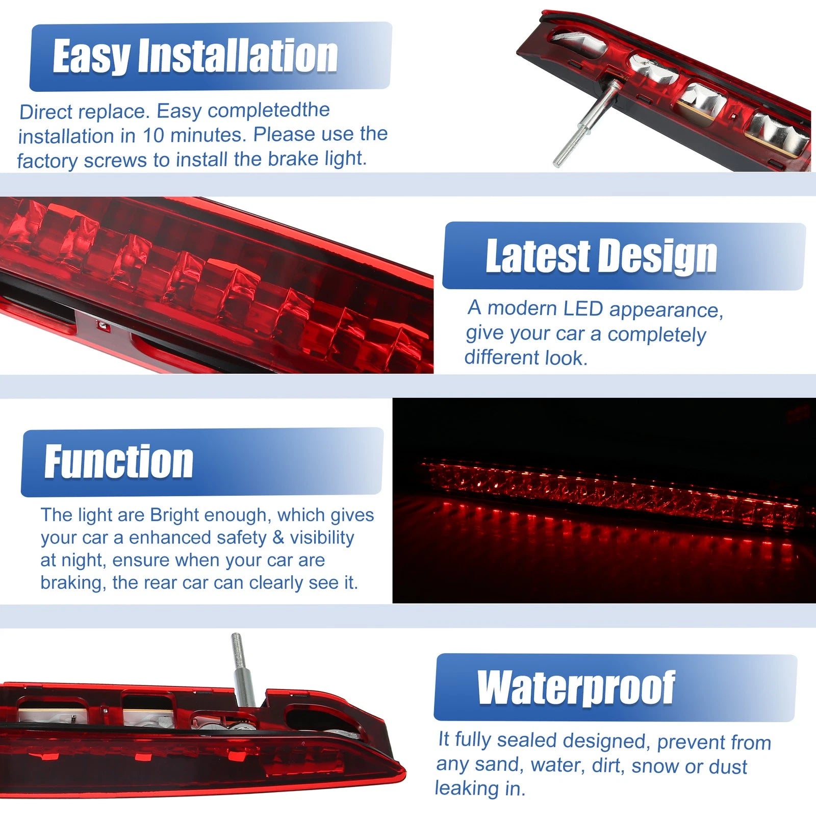 Rear Brake Stop Light Third for BMW Z4 2.5i 3.0i (2003–2008)