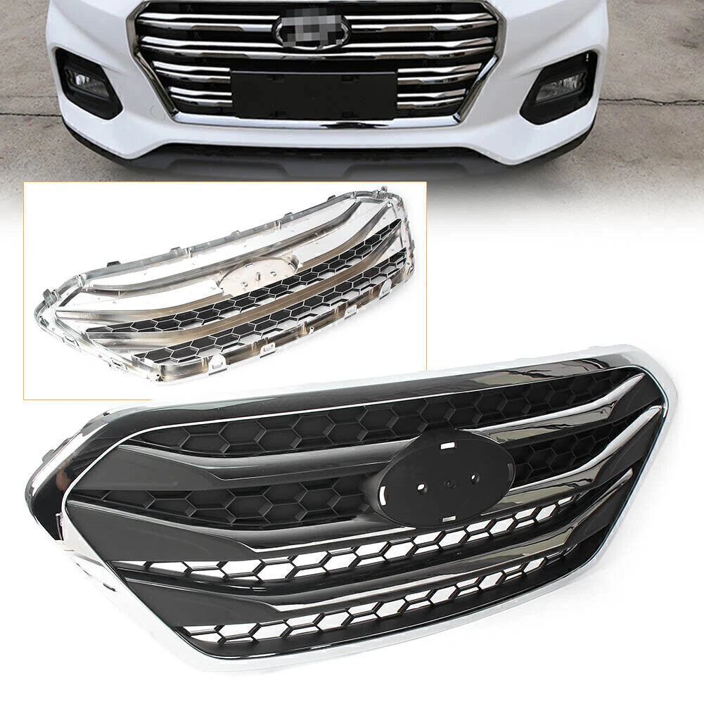 Front Bumper Grill for Hyundai Tucson ix35 (2013–2016) ABS