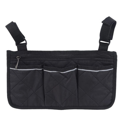 Stylish Chair Side Bag with Reflective Strip and Secure Fastening Straps