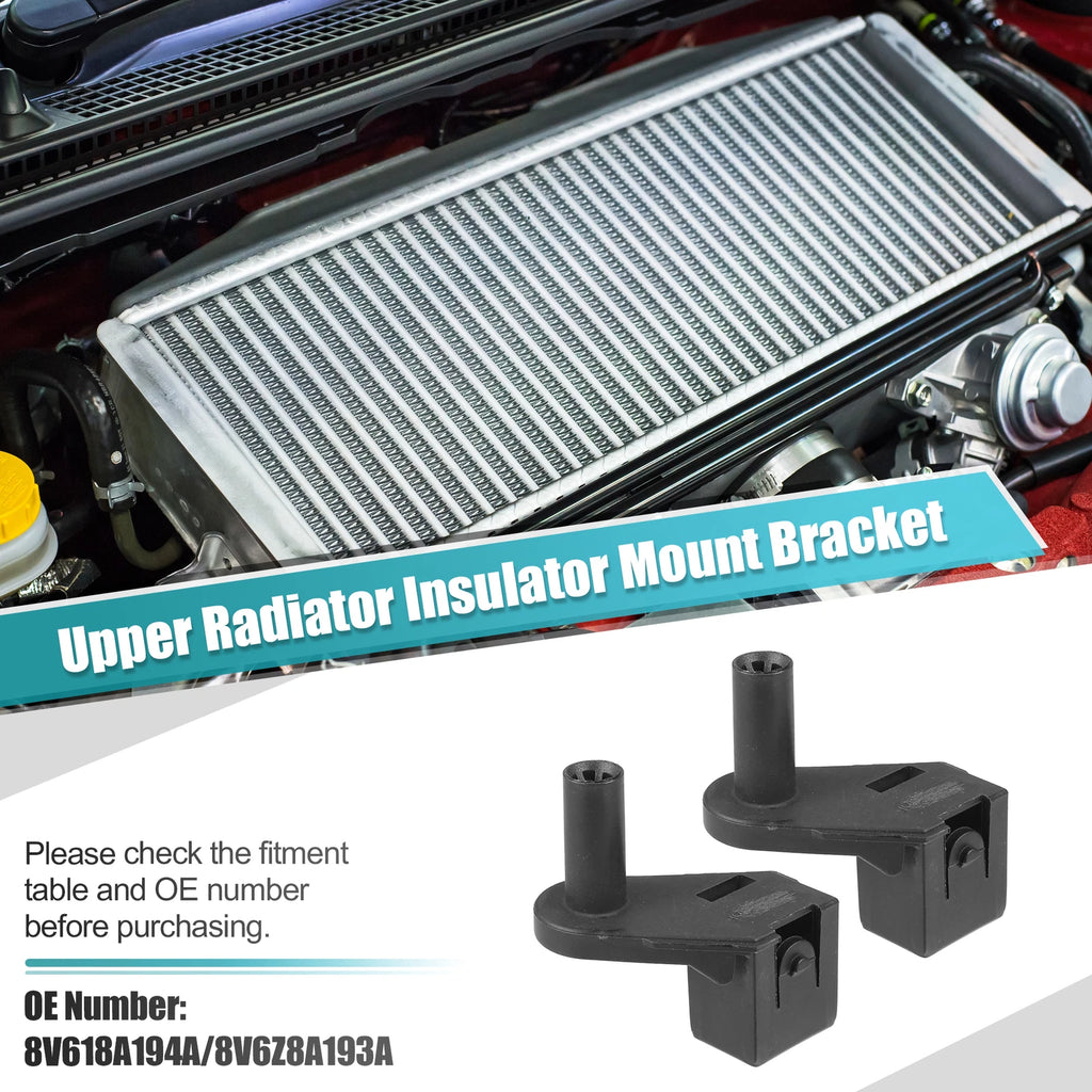 2X Upper Radiator Support Bracket for Ford Escape (No. 8V618A194AC)