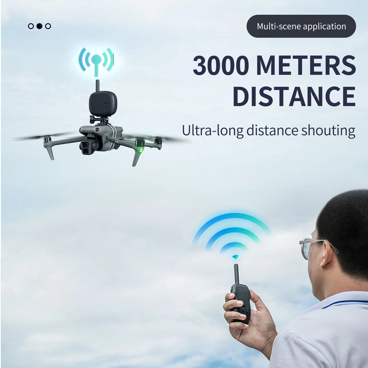 Universal Drone Wireless Speaker Megaphone for DJI Accessories