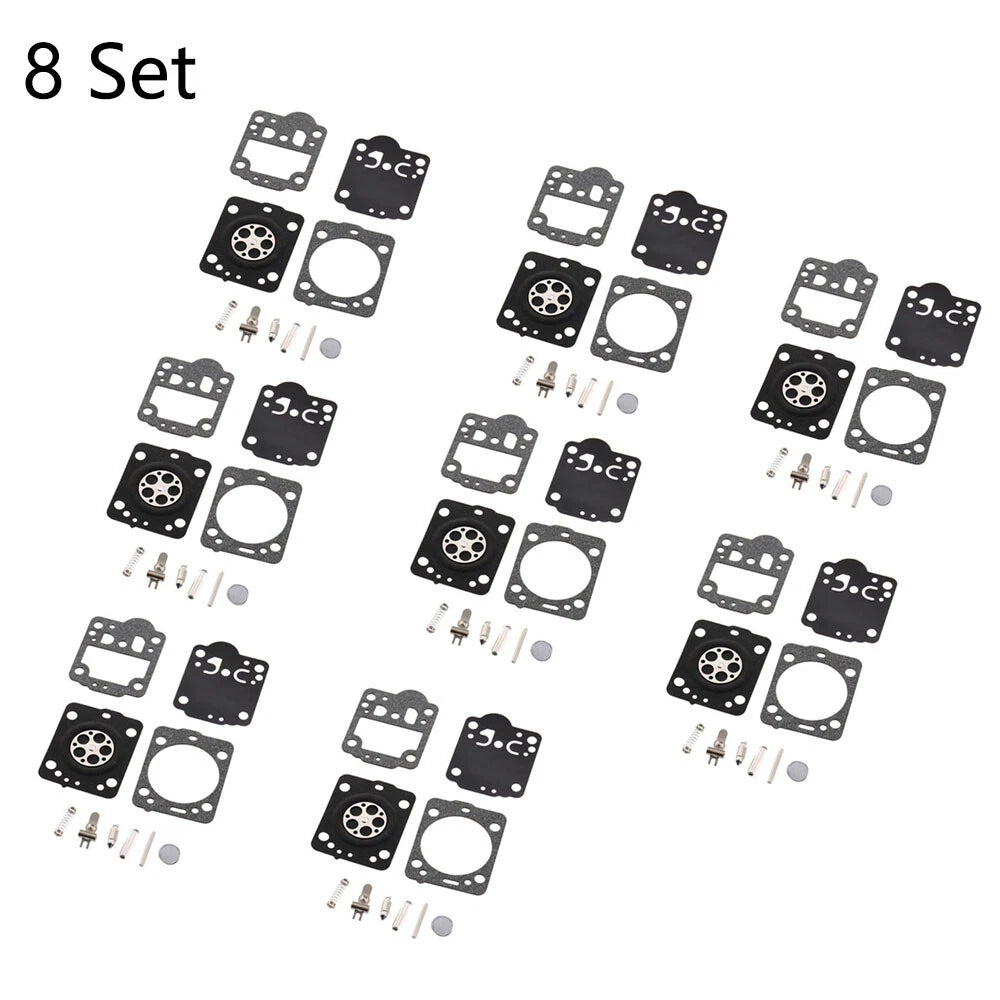 Set of 8 Carburetor Rebuild Kits for Husqvarna 235 236 240 435 (2010–2023)