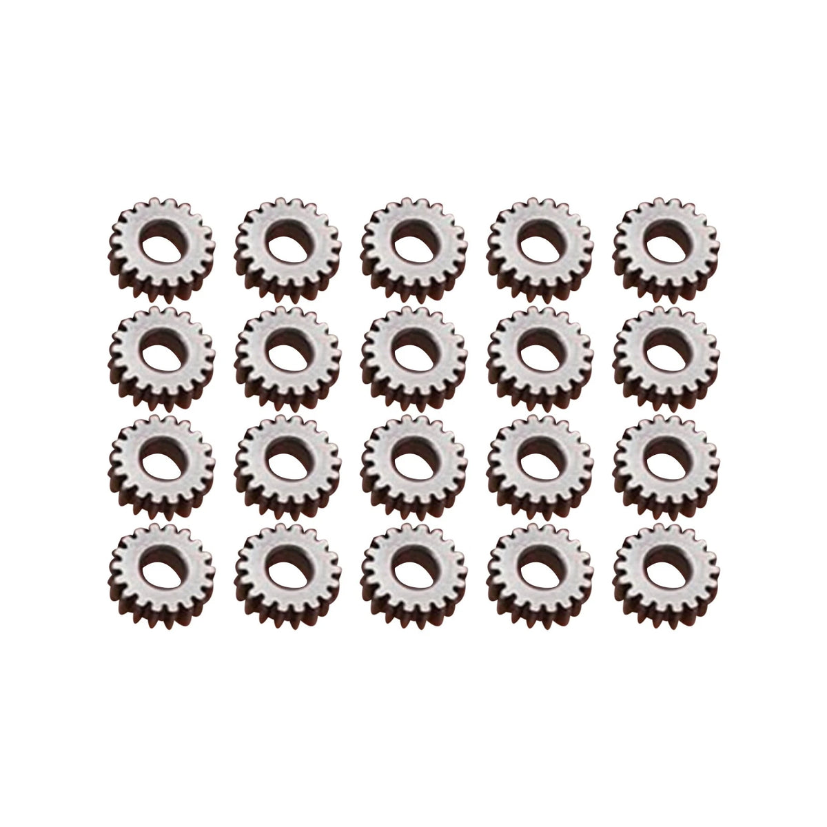 20PCS Steel Gear for Small Motor (0.3 Modulus, Hole 2.55MM)