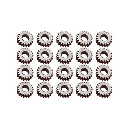 20PCS Steel Gear for Small Motor (0.3 Modulus, Hole 2.55MM)