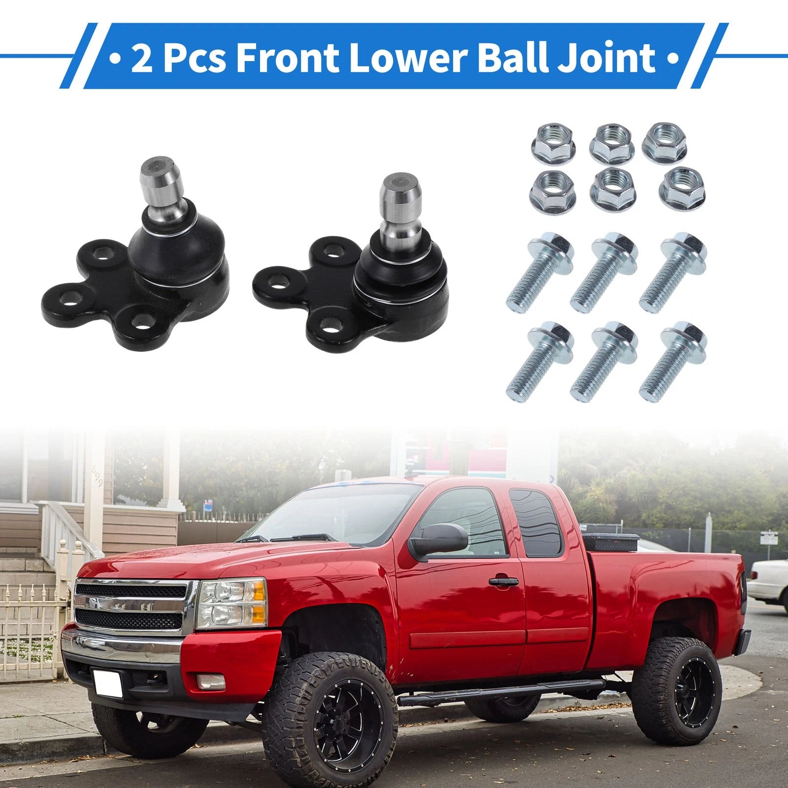 Front Lower Ball Joints Replacement 2 Pcs for Buick Encore (2013–2022)