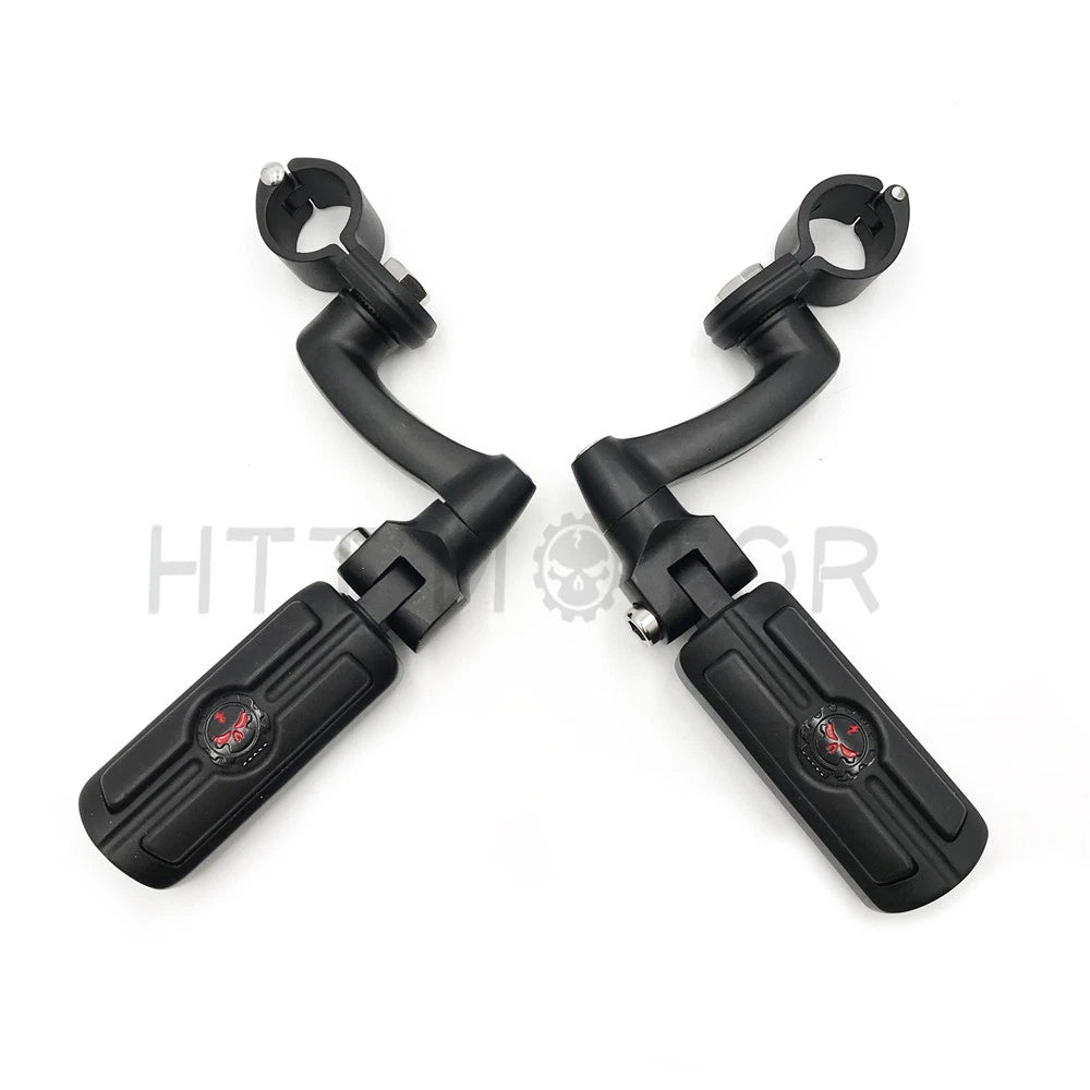 Engine Guard Crash Bars for Harley (1" Mounts, Black)