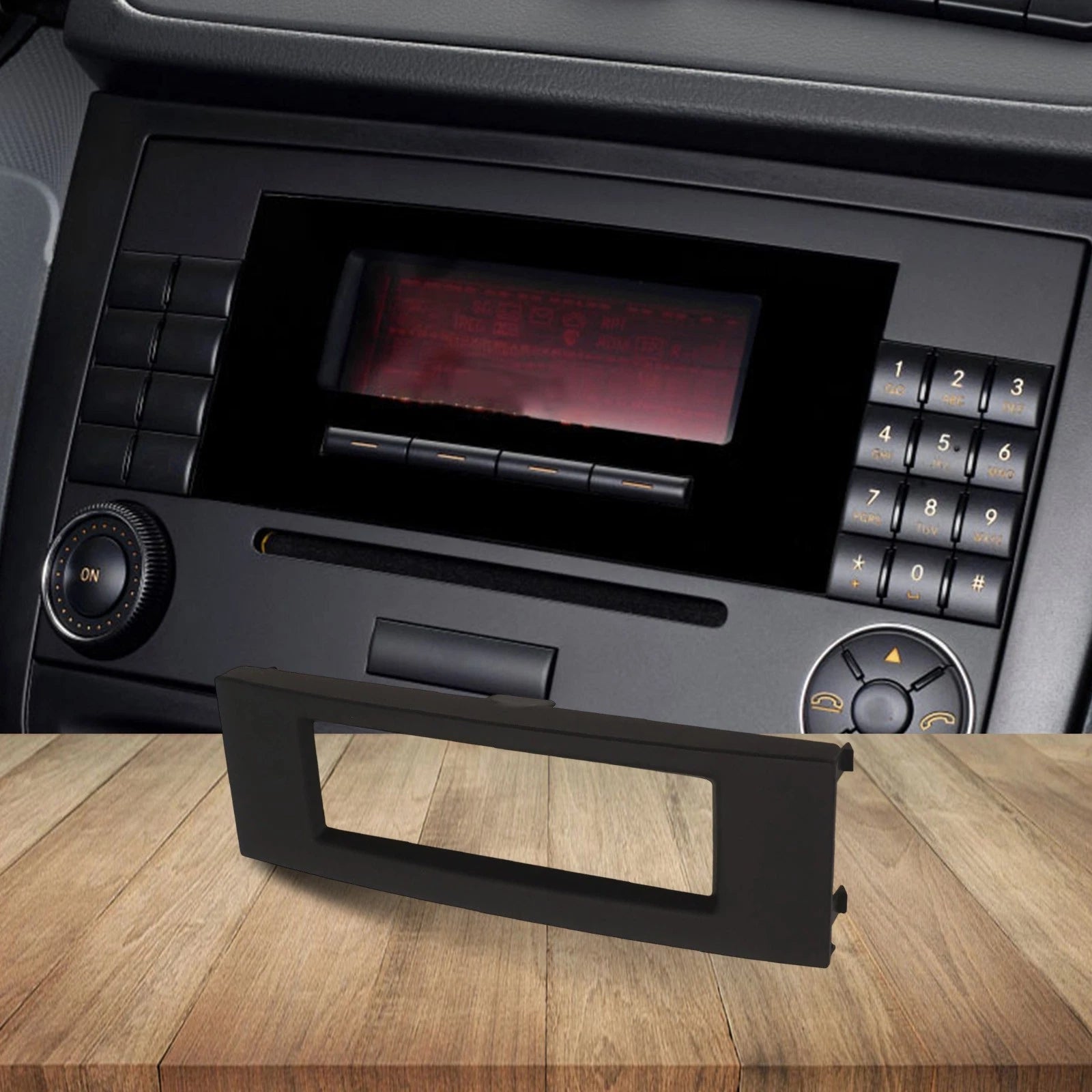 Multifunction Black Frame for RD4 Car (CD Player Screen Installation)