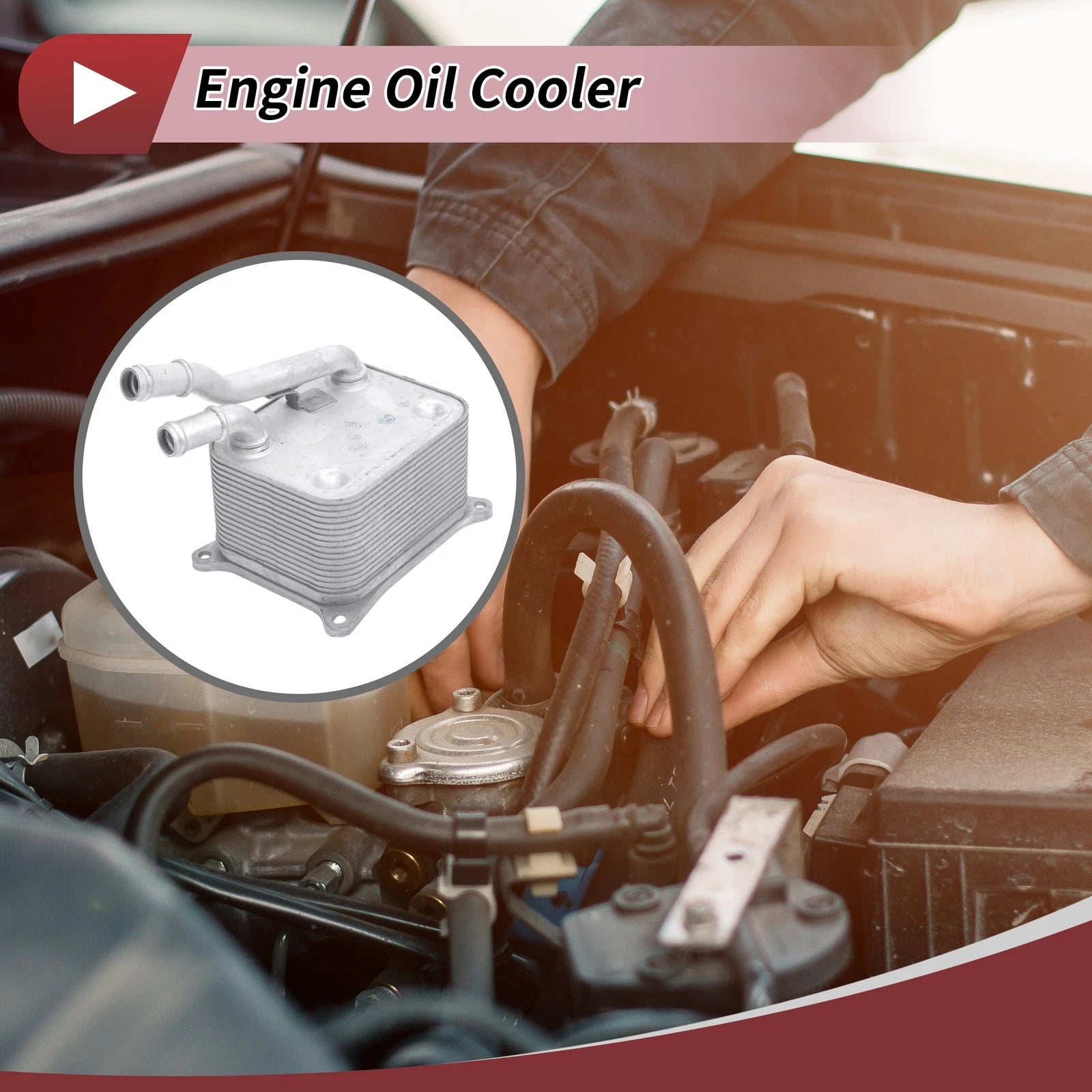 Engine Oil Cooler for Volkswagen Jetta 2005–2012