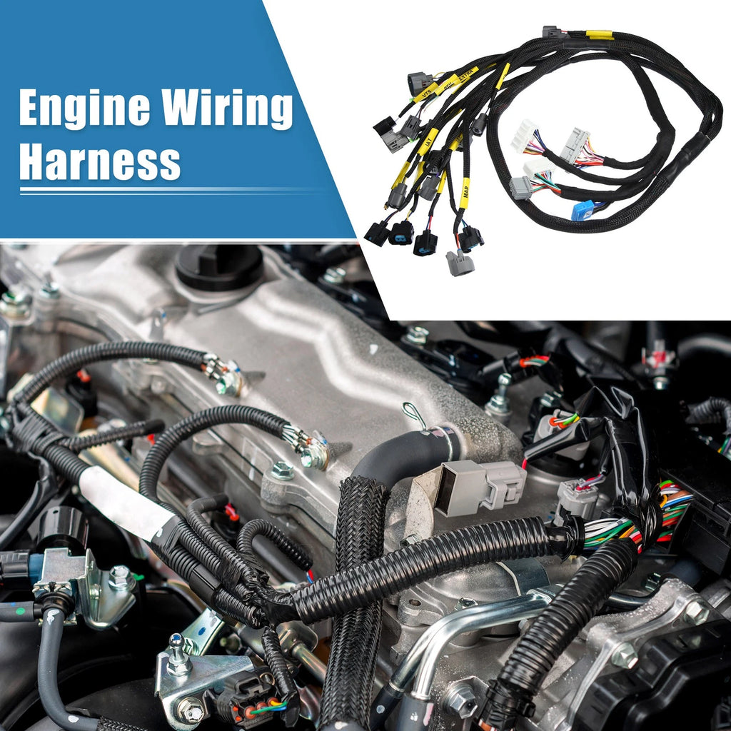 OBD2 Engine Wiring Harness Replacement for Honda Civic (2000–2005)