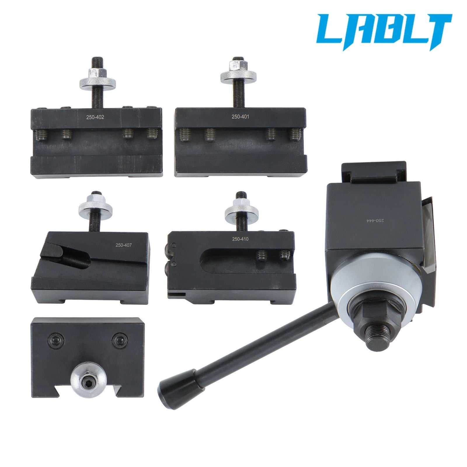 6X Wedge Quick Change Tool Post Set for CA 250-444 (1/4” Hex Key Size 14-20")