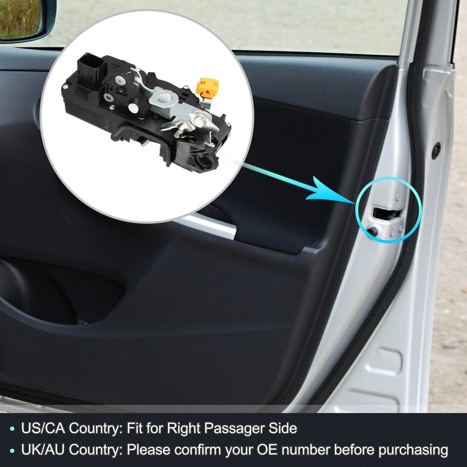 4pcs Power Door Lock Actuator Motor Replacement for Chevrolet Impala (2006–2011)
