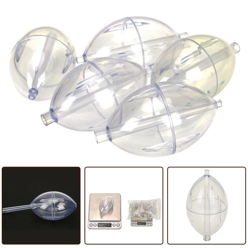 Set of 5 Adjustable Water Bobbers for Precise Casting Weight