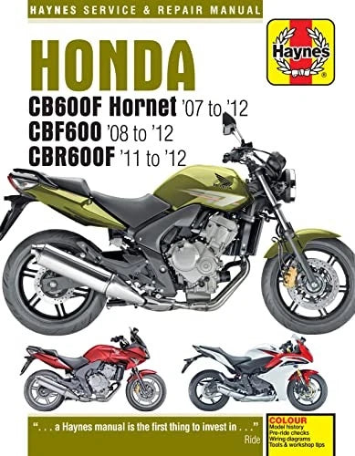 Repair Service Manual for Honda CB600F CBF600 CBR600F (2007–2012)