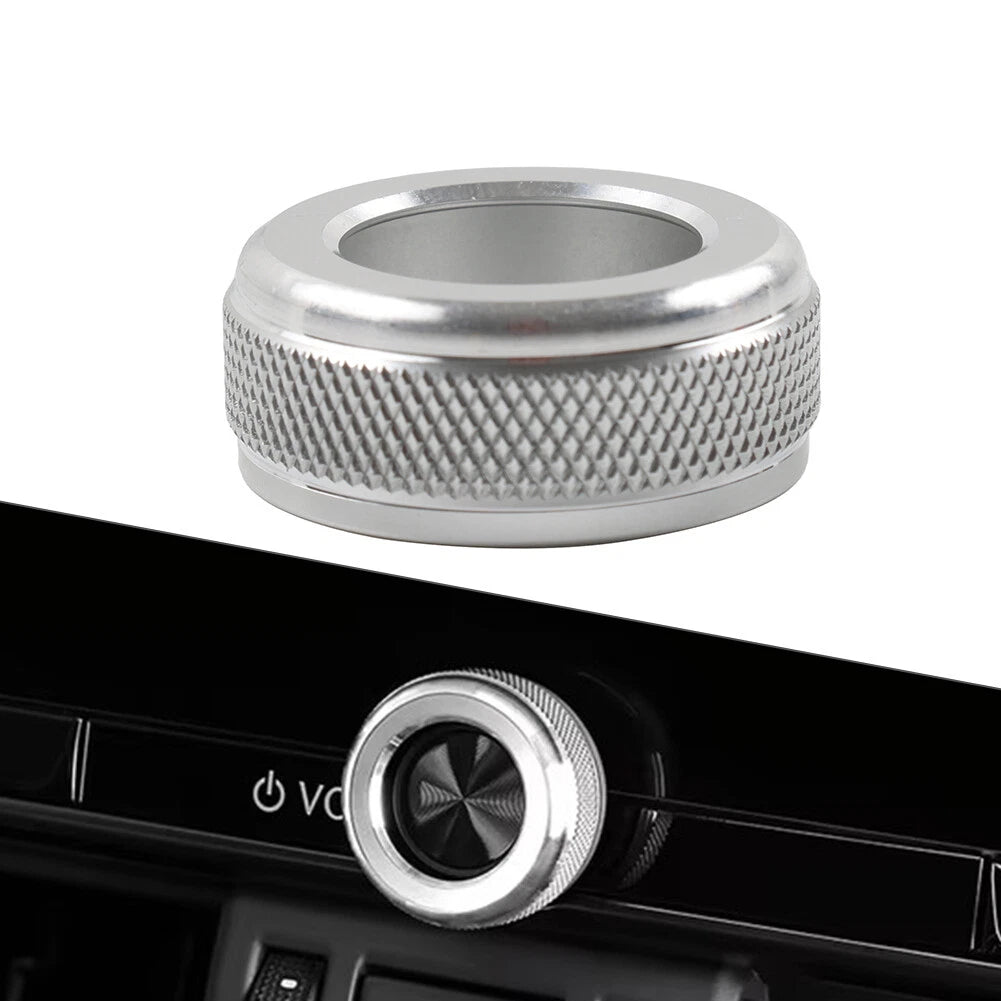Silver Console Volume Button Switch Ring for Lexus NX250 350h 450h (2022–2024)