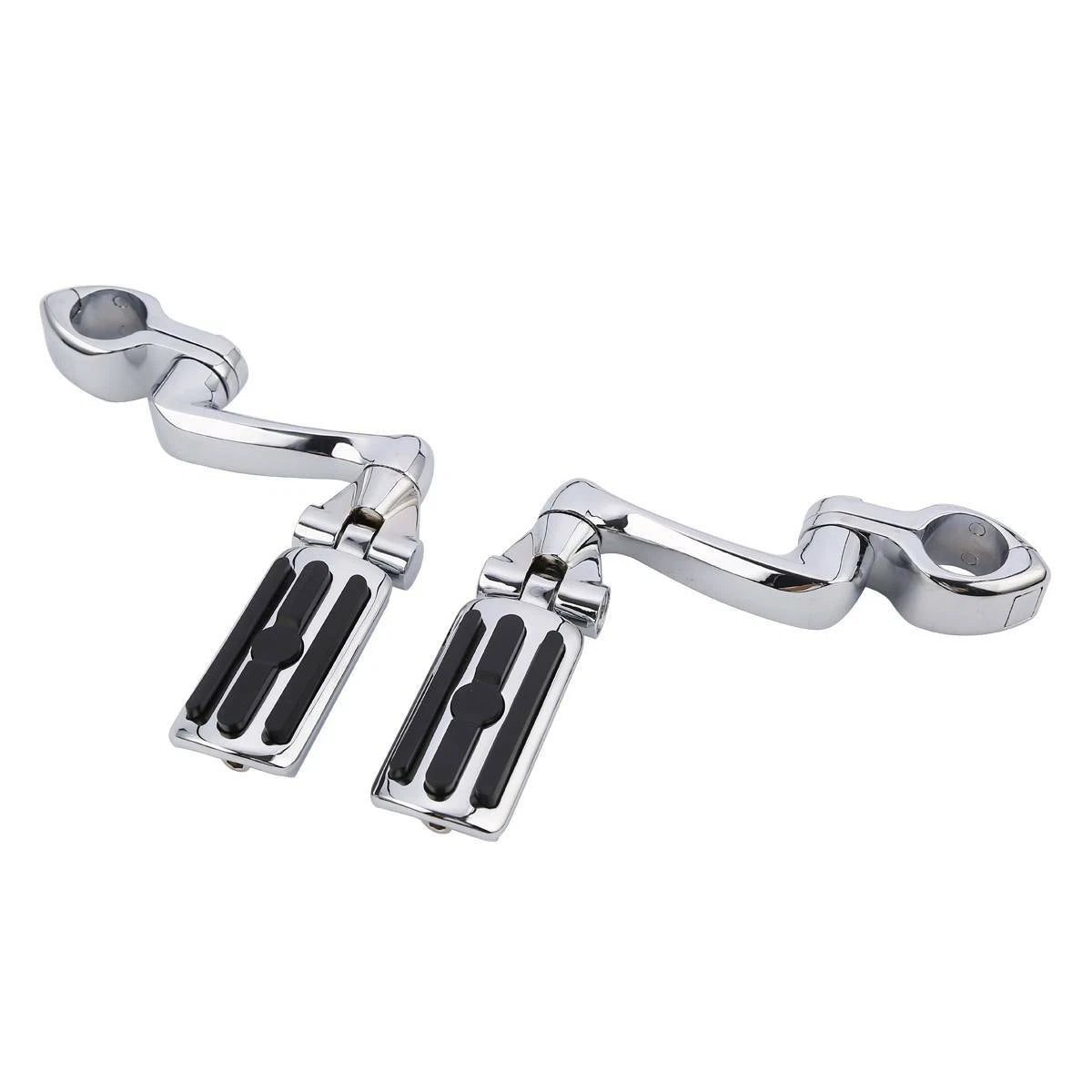 32mm Adjustable Footpeg Peg Mount Kit for Harley (Fits 1 1/4" Highway Bar)