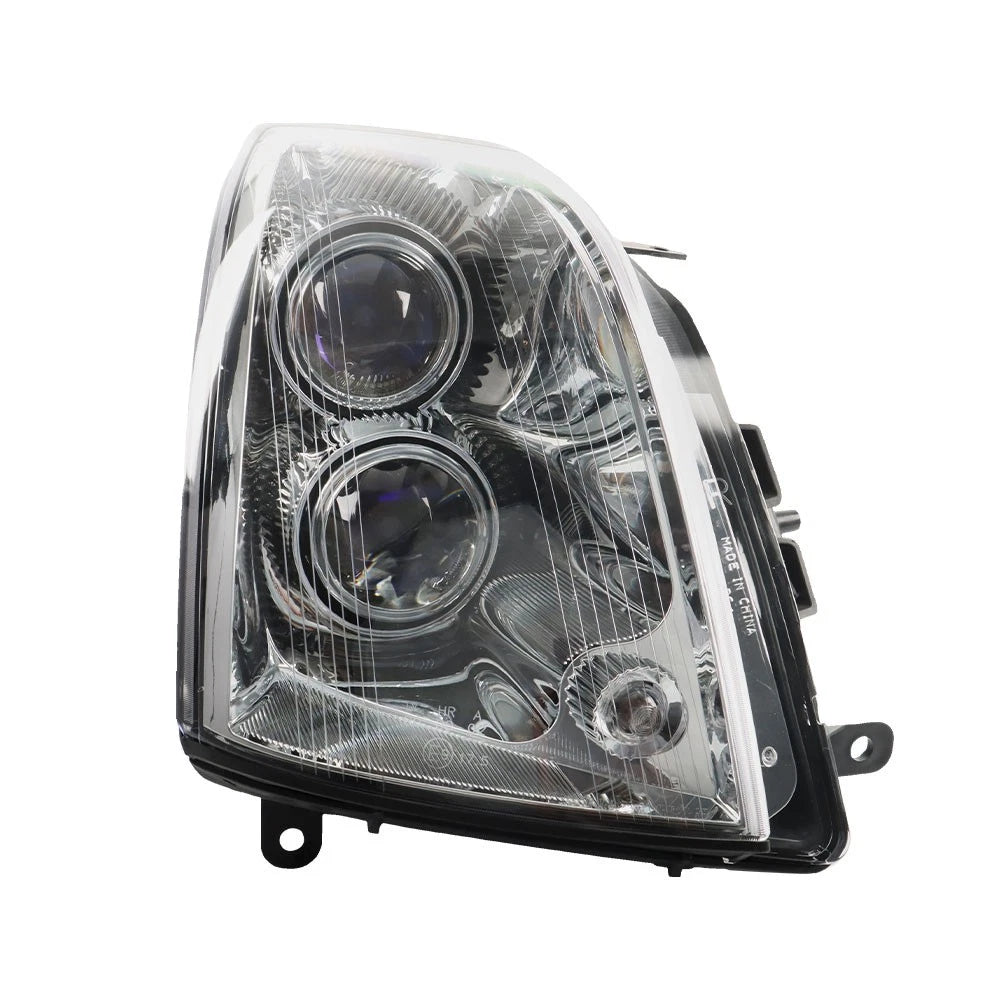 Headlight Assembly for Cadillac STS (2005–2011) Right Side Black Halogen