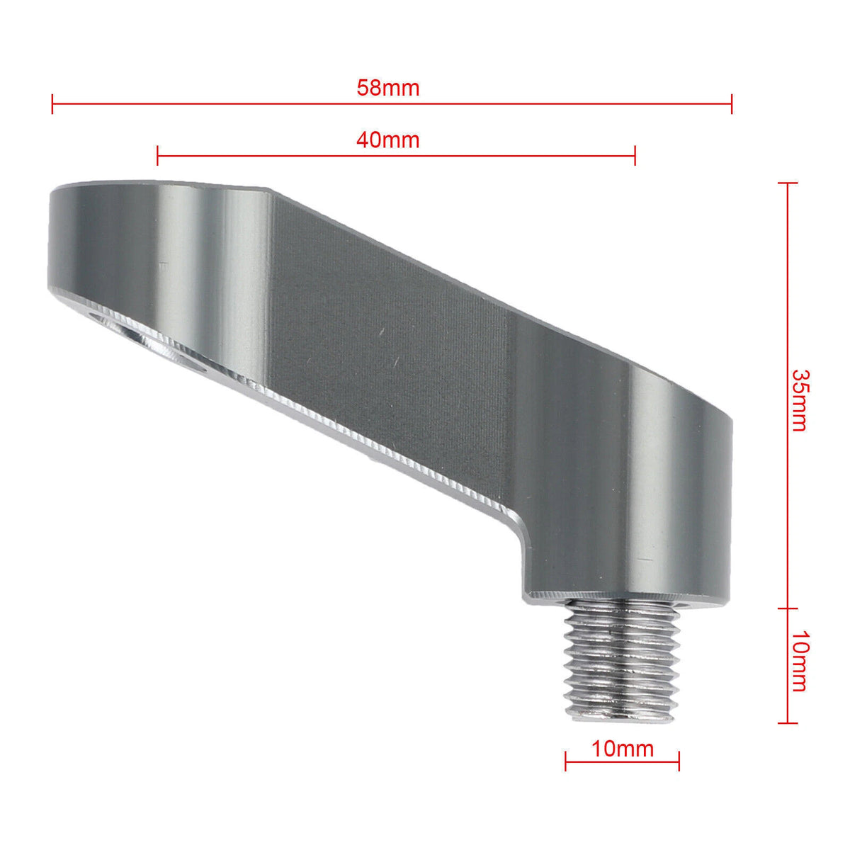 Mirror Stem Extension 10mm Titan for Yamaha MXT 850 NIKEN/GT (2019–2021)