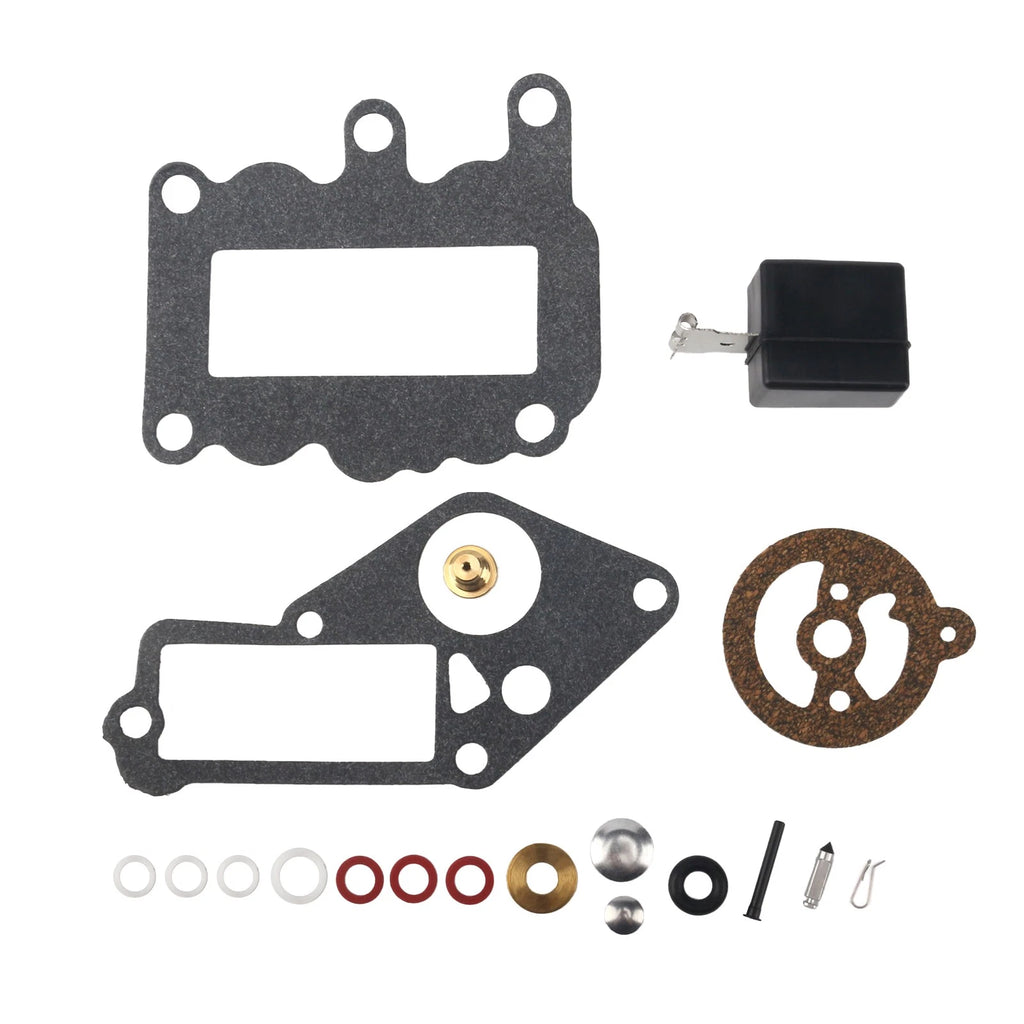 Carburetor Kit with Float for Evinrude Johnson 7.5-20 HP