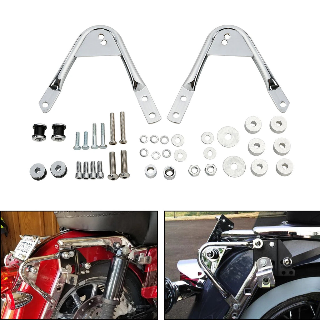 Sissy Bar Mount Rack Docking for Harley Touring (1997–2008)
