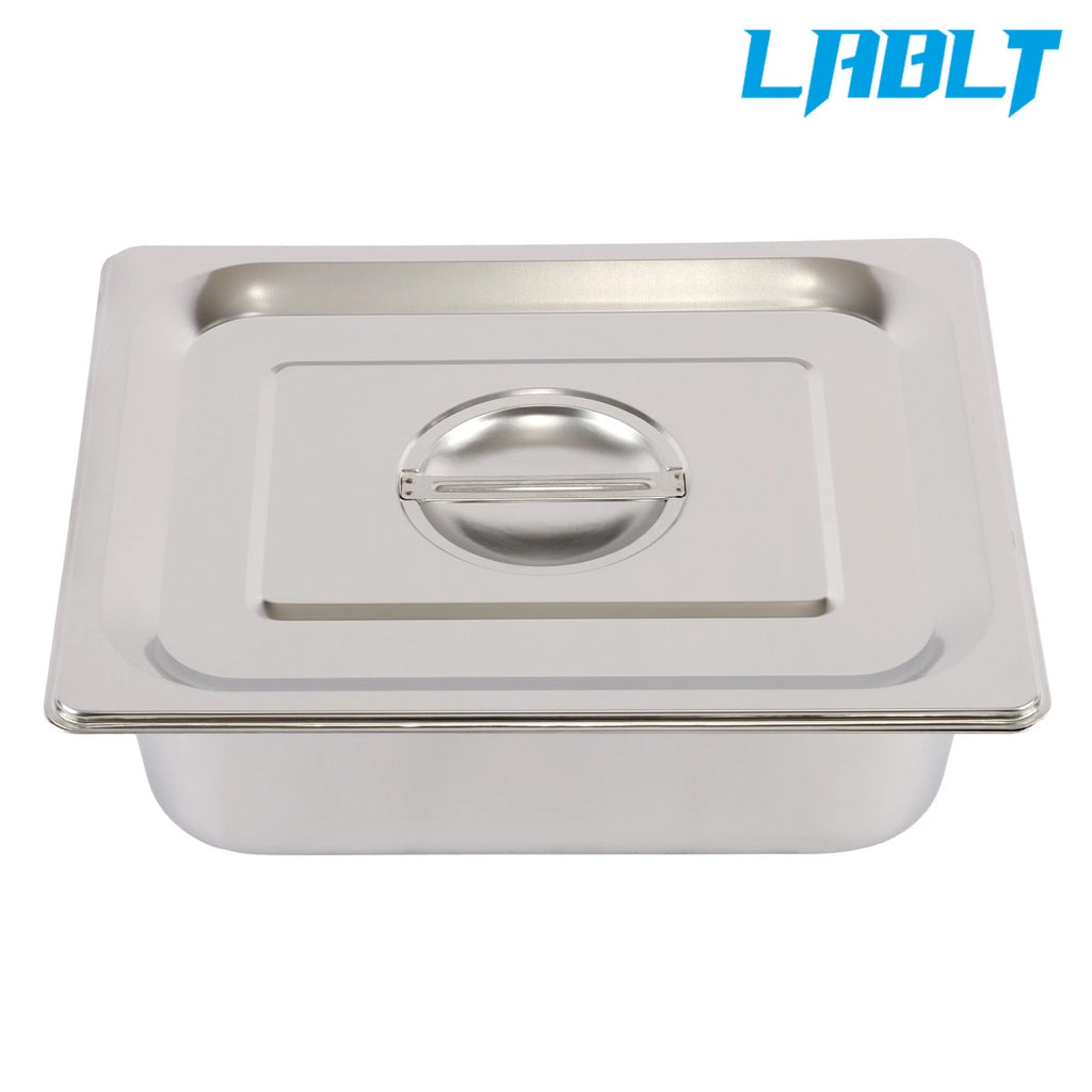 4X 4 Inch Deep Steam Table Pans with Lid for LABLT