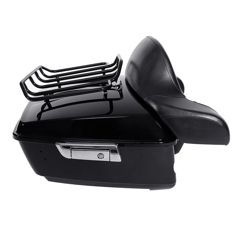 Trunk Rack Backrest Pad Base Plate for Harley Touring (2014–2026)