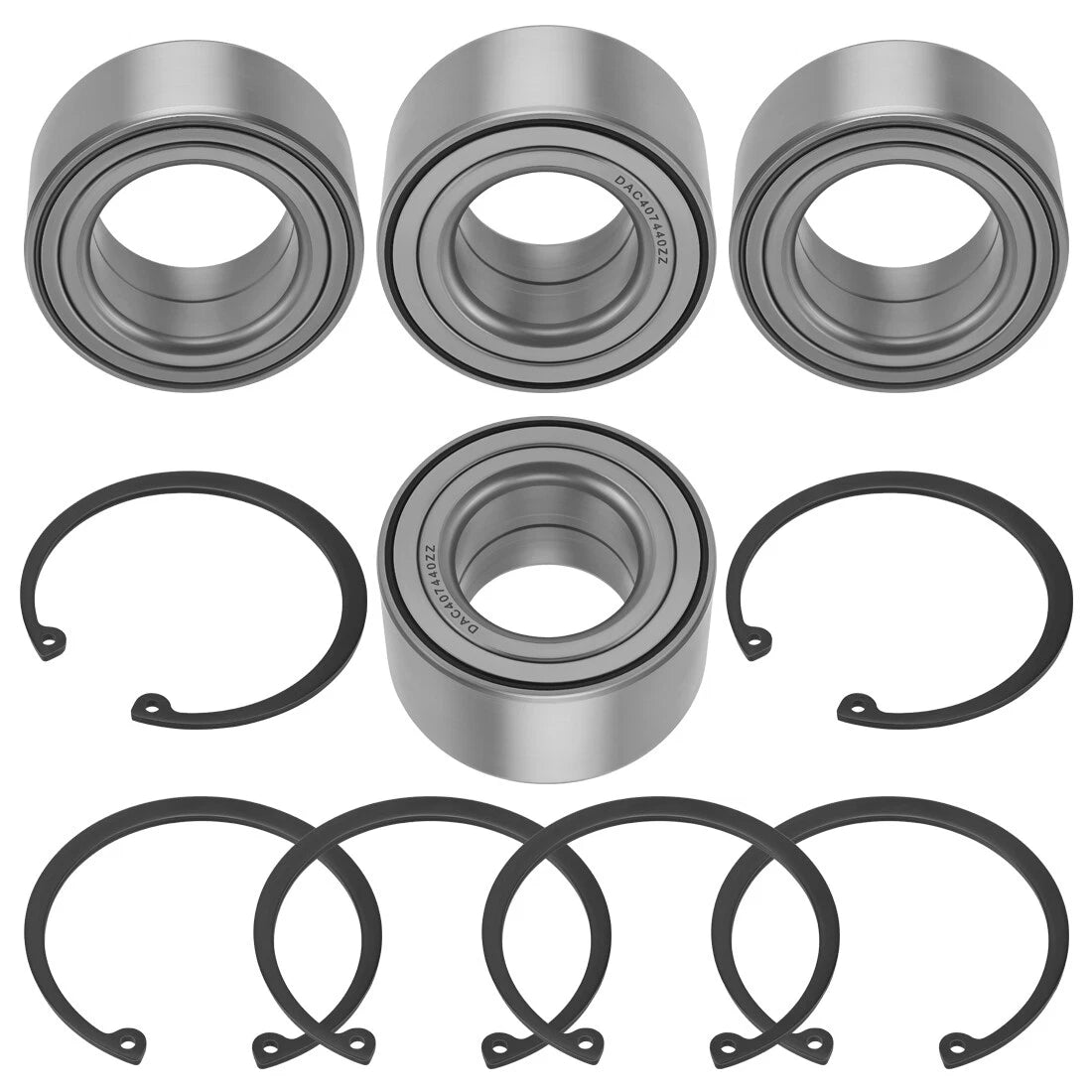 Front Rear Wheel Bearing Kits for Polaris RZR 800 RZR 4 800 RZR S 800 (2008–2014)