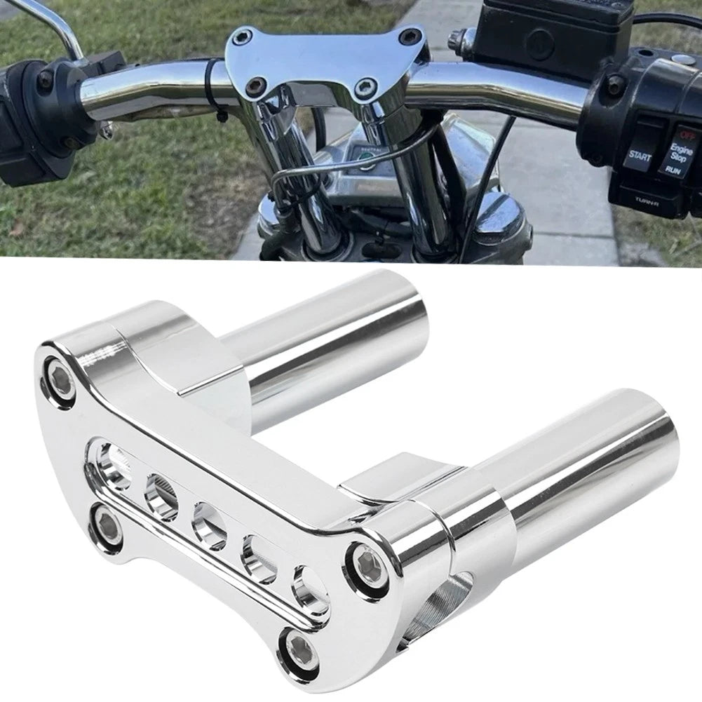 4" Handlebar Riser with 1" Top Clamp for Harley Road Glide Softail (2000–2023)