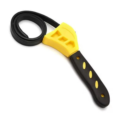 Adjustable Strap Wrench Tool for Filter Maintenance and Repair