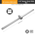 T-Bar Sliding Handle Wrench for Socket Compatibility (Chrome Steel)