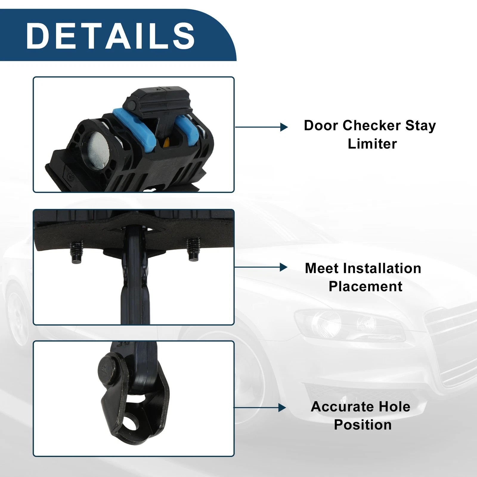 Front Door Check Strap for Cadillac SRX (2010–2016) No.22792600