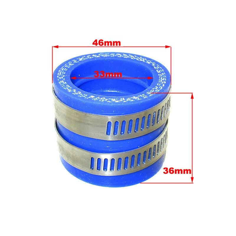 Carburetor Intake Pipe Manifold Adapter Rubber Boot for