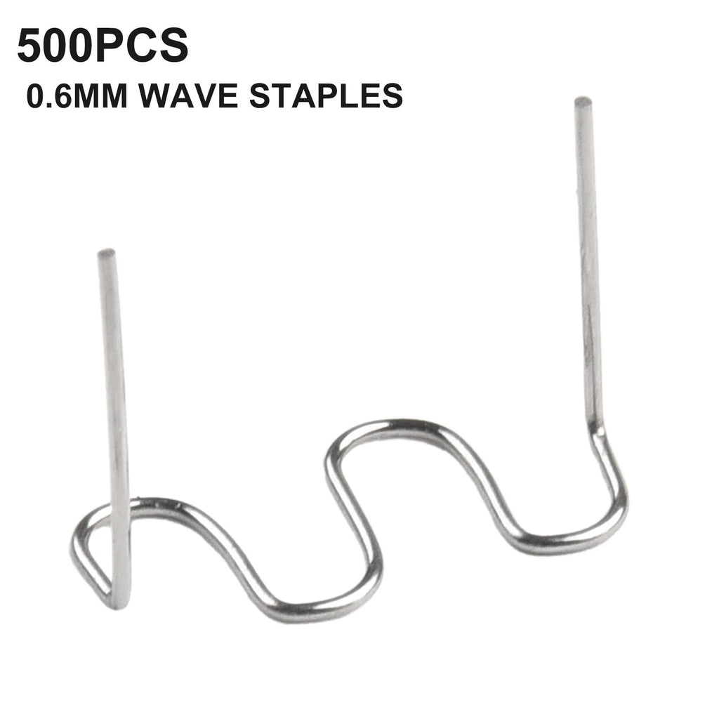 500PCS Hot Staples Stainless Steel Tools for Workshop (0.6/0.8mm)