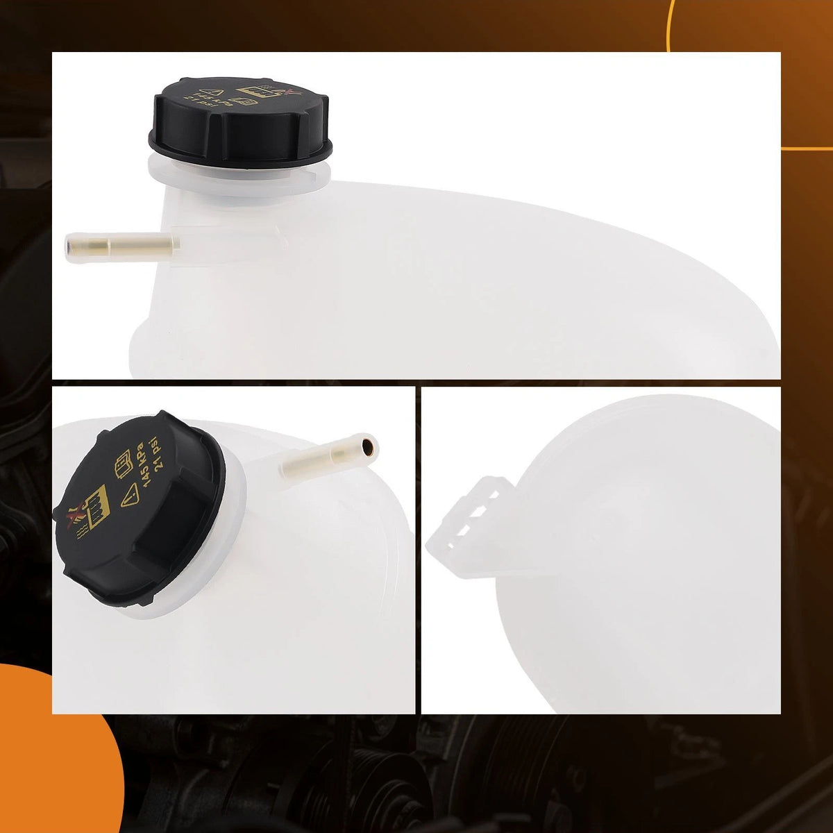 Engine Coolant Overflow Tank Reservoir for Ford Escape (2017–2019) GV618A080AD