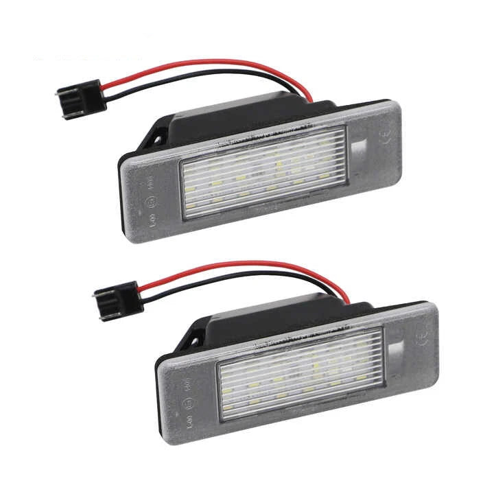 2X White LED License Plate Lights for Infiniti Q50 (2014–2017)