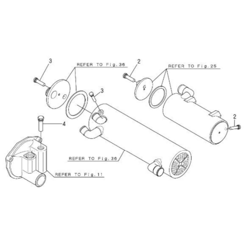 Zinc Anode Kit for Yanmar 6LP Engines with ZF Transmission (Replaces 119773-92600)
