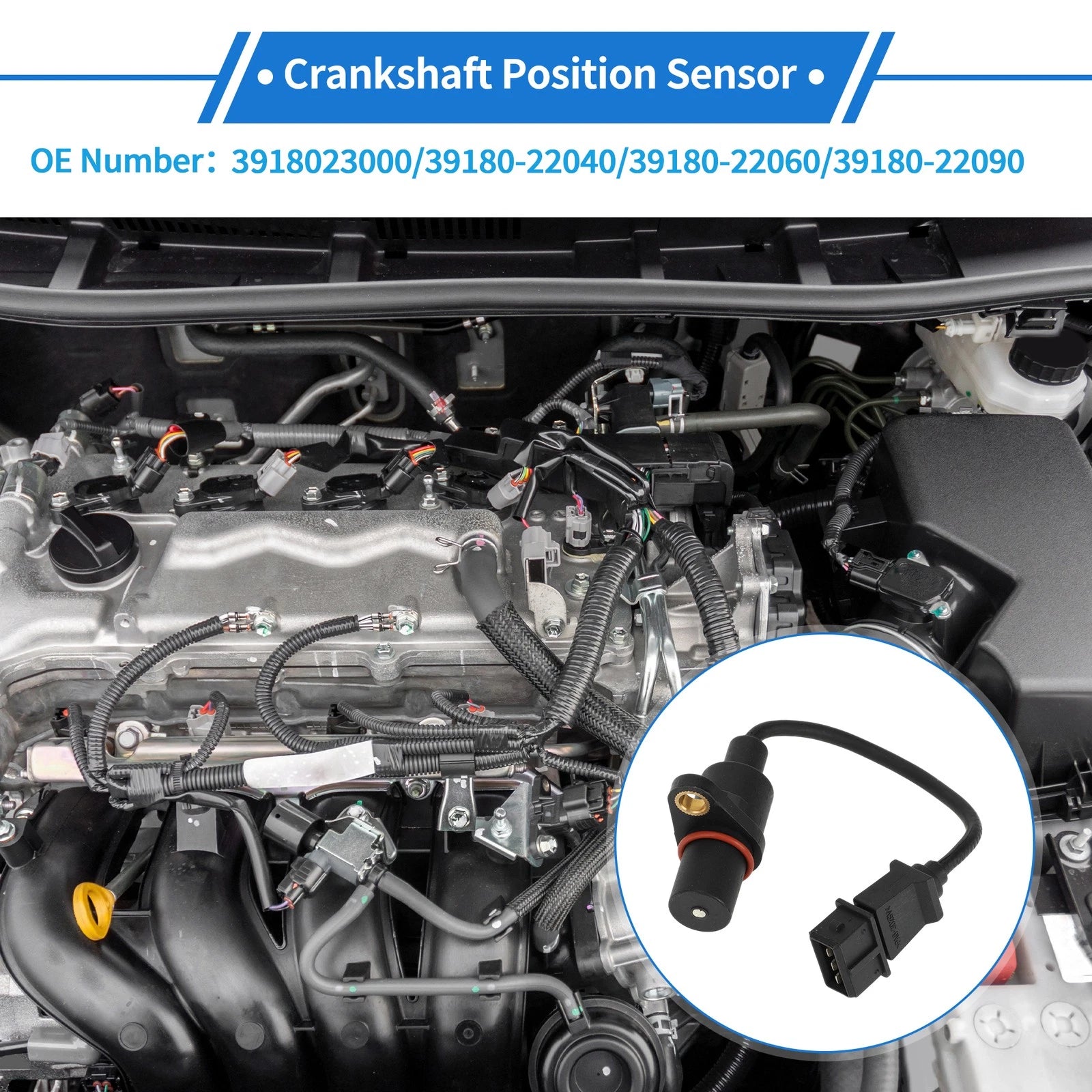 Crankshaft Position Sensor for Hyundai Accent 1.3 1.5 2000–2005