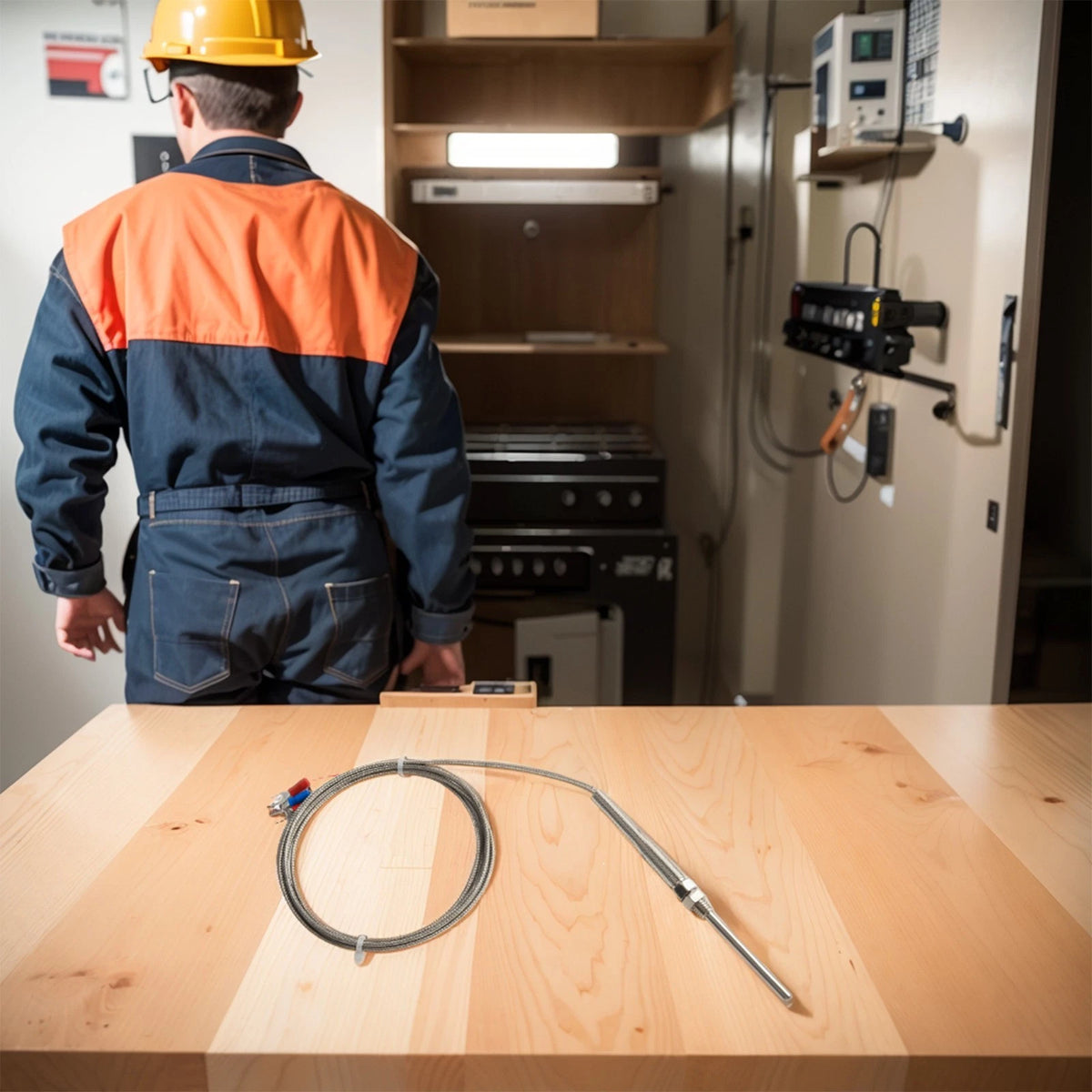 Stainless Steel Probe Thermocouple for Machinery and Textile Industries