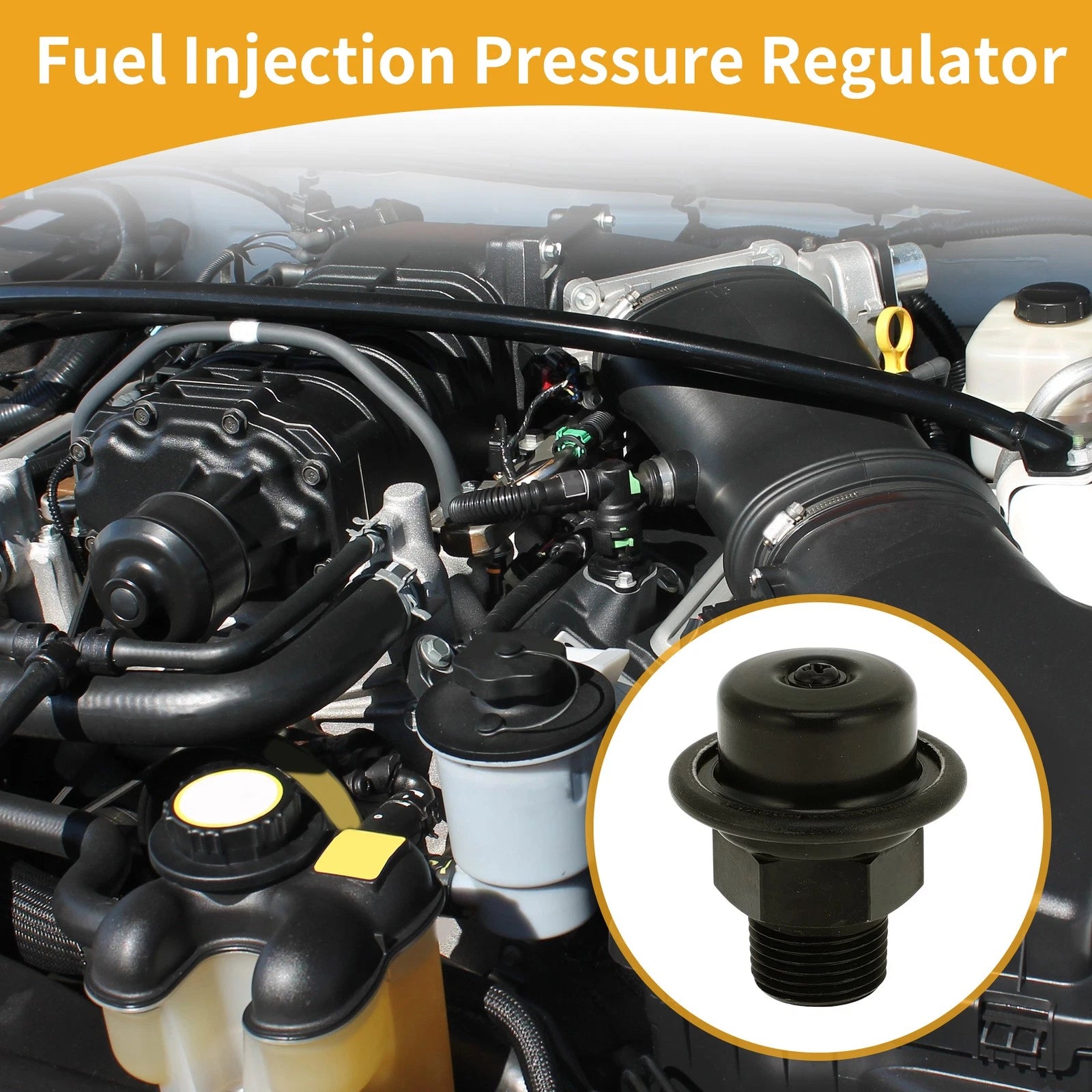 Fuel Pressure Regulator for Hyundai Tucson (2005–2008) Replacement Metal