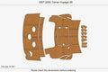 EVA Pads for Carver 56 Voyager (2008) - Foam Teak Deck Floor