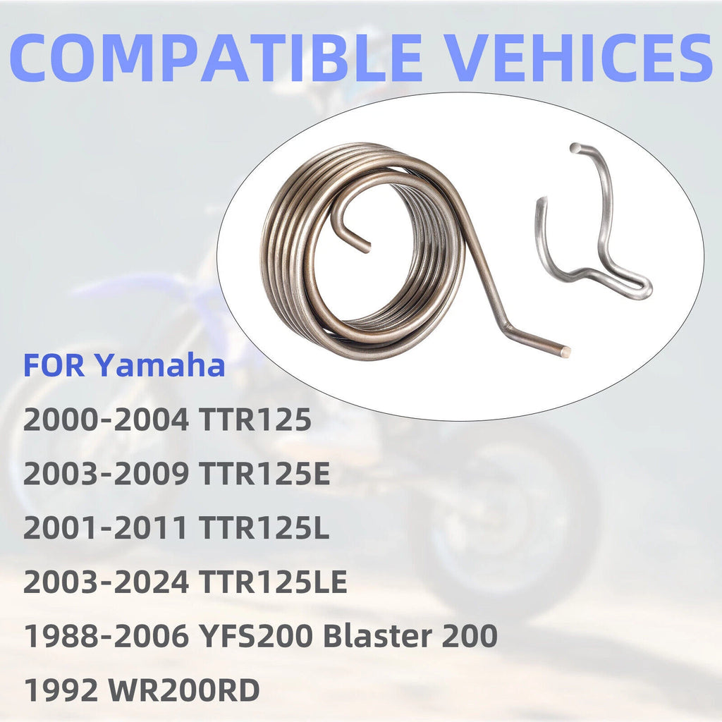 Kick Starter Return Spring & Clip for Yamaha Blaster YFS200 (1988–2006)