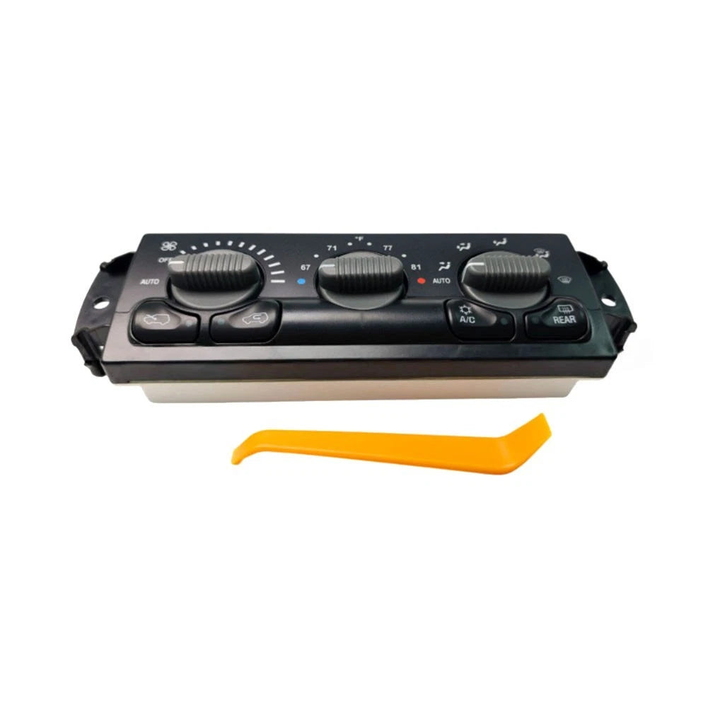 15060162 Black AC Temp Control Panel for Chevrolet & For Yukon XL 1999-2002