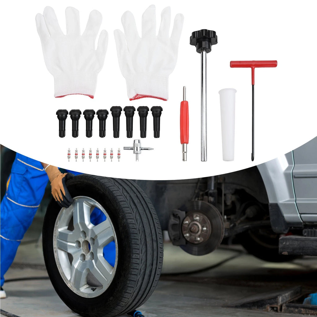 22pcs Quick Change Tire Valve Tools for ATVs and Trucks