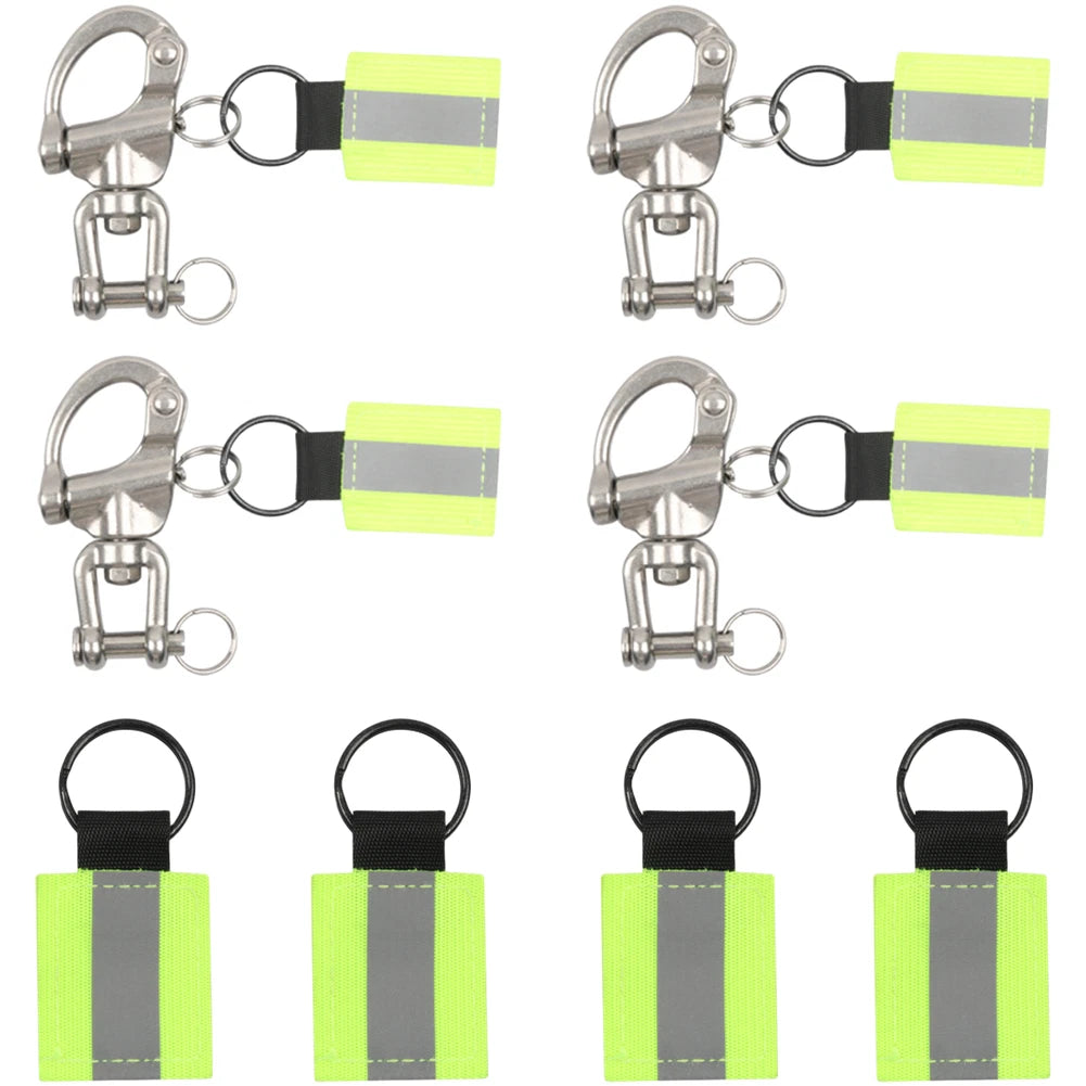 12X Marine 316 Snap Shackle Set for Boat Rigging