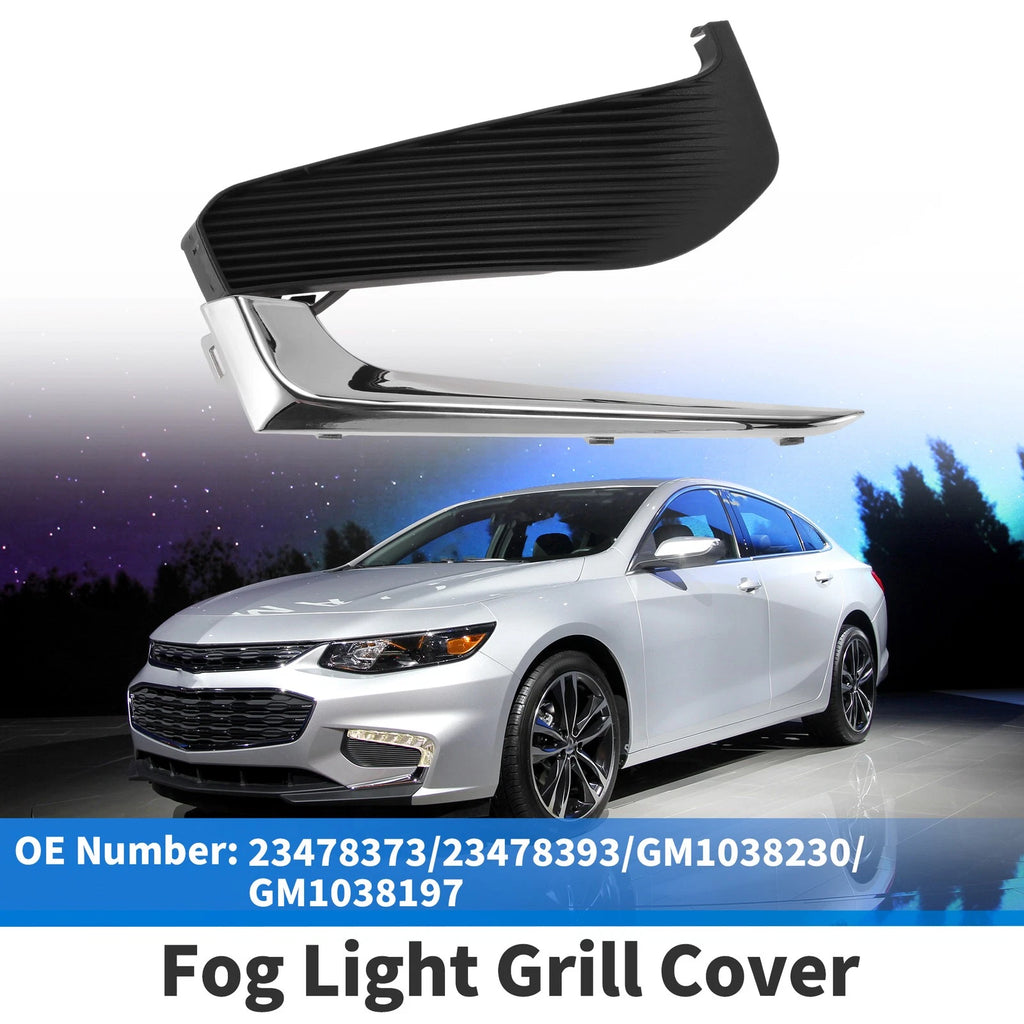 Front Right Fog Light Grille Replacement for Chevrolet Malibu (2016–2018)