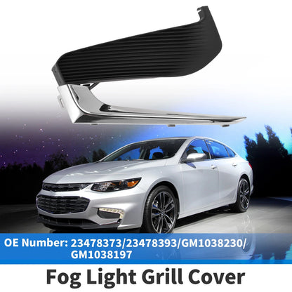 Front Right Fog Light Grille Replacement for Chevrolet Malibu (2016–2018)