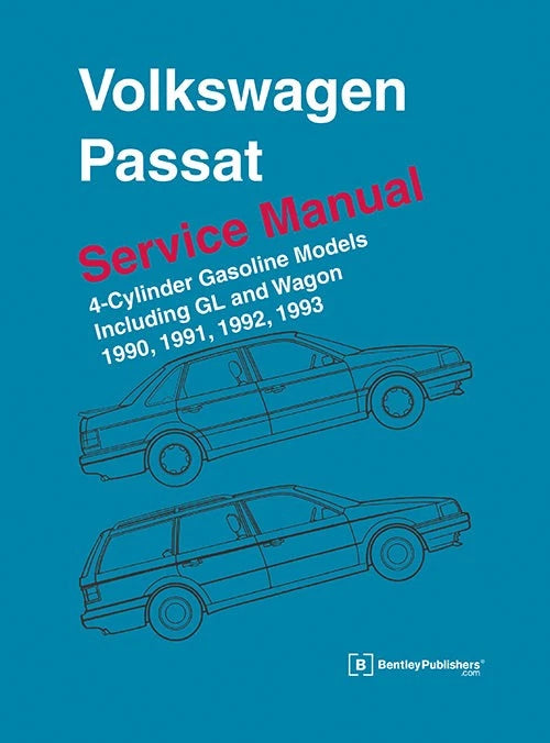 Service Workshop Repair Manual for Volkswagen Passat (1990–1993) 4 Cylinder