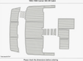 EVA Pads for Carver 300 Aft Cabin (1993) - Faux Flooring Mat