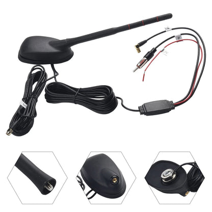 Active Amplified DAB+GPS+FM Antenna for